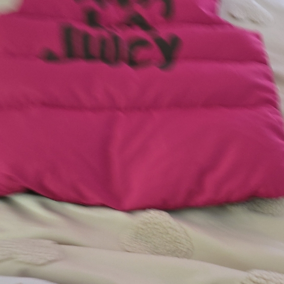 Juicy Couture Fuchsia Bomber Vest - Picture 8 of 9